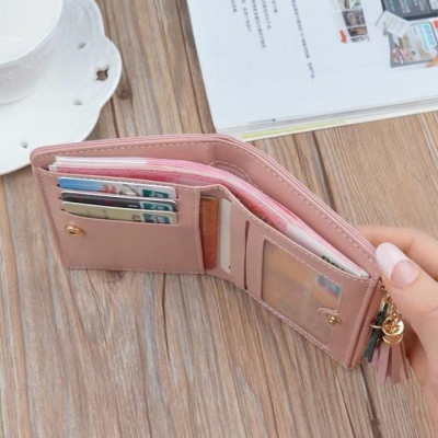 Ví đựng tiền nhỏ gọn cho nữ đẹp cầm tay, ví ngắn cho nữ bỏ túi thời trang giá rẻ (Xả Hàng)