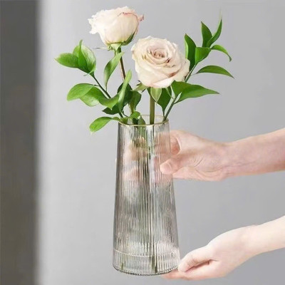Lọ Hoa Thủy Tinh Trong Suốt & Bình Thủy Tinh Hổ Phách Cắm Hoa Trang Trí Nhà Cửa - HÀNG CHÍNH HÃNG MINIIN
