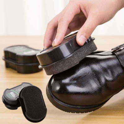 Set dụng cụ làm sạch giày - Xi mút  + sáp đánh bóng giày , dép , túi xách ,cặp ,bằng da  , thiết kế nhỏ gọn vô  cùng tiện lợi