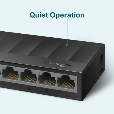 Switch Để Bàn 8 Cổng TP-Link LS1008G tốc độ10/100/1000Mbps - Hàng Chính Hãng 