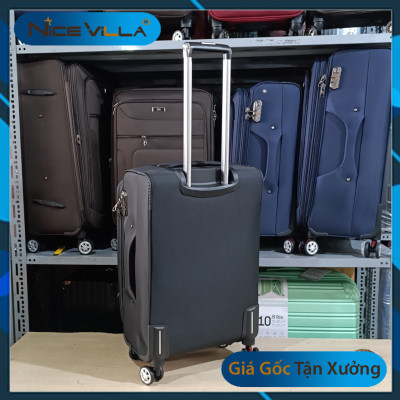 Vali Vải Cao Cấp Khóa Kéo Mở Rộng Size 20/24/28 Inch