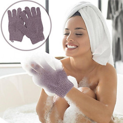 Găng tay tắm Bath tạo bọt chà lưng cực sạch, Găng tay tắm tẩy tế bào da chết da láng mịn sạch nhờn (chọn mẫu) (Xả Kho)