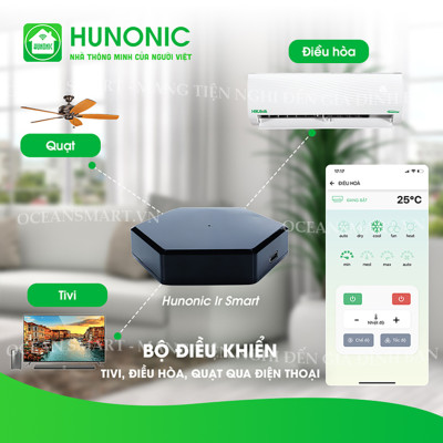 Bộ Điều Khiển Hồng Ngoại Tivi, Điều Hoà Hunonic, Điều Khiển Thiết Bị Hồng Ngoại Từ Xa Bằng Điện Thoại - HNIRS