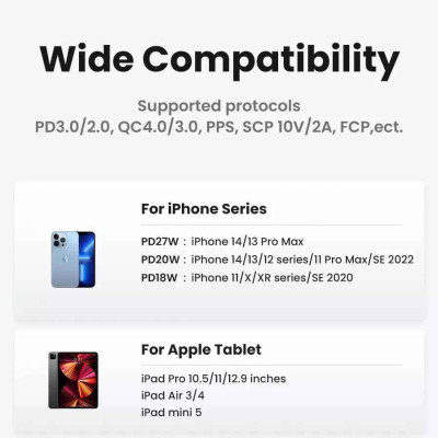 Ugreen UG90666CD319TK 30W Space Gray Bộ sạc nhanh Nexode GaN cổng USB-C chuẩn cắm EU - HÀNG CHÍNH HÃNG