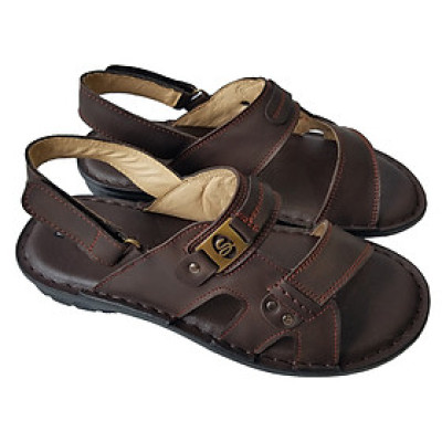 Giày Sandal Nam BIGGBEN Da Bò Thật SD130