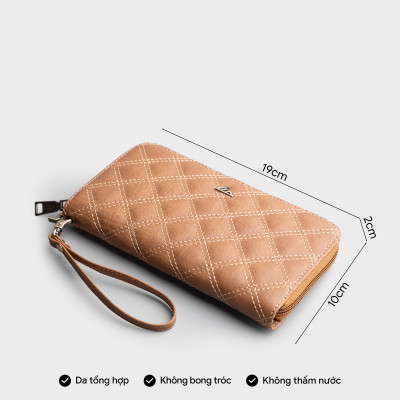 Ví Lata ( Thời trang nữ dáng cầm tay dáng dài - Ví da VN59 )