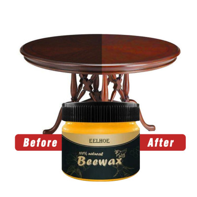 Hộp Sáp Ong Lau Bóng Đồ Gỗ - Sáp Nguyên Chất Đánh Bóng, Chăm Sóc Đồ Gỗ Eelhoe 85G