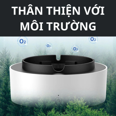 Mẫu Gạt Tàn Hút Khói Tự Động Mới Nhất: Lọc Không Khí, Khử Mùi Với Ion Âm Siêu Tốt