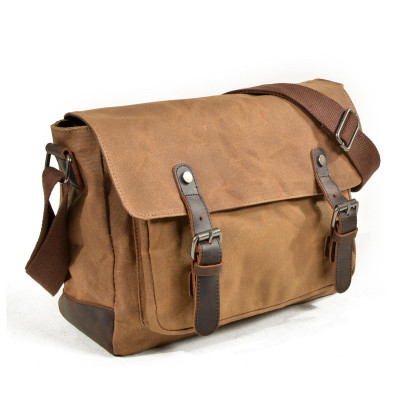 Túi đeo chéo vải bố chống nước AT6027 | Anh Tho Leather