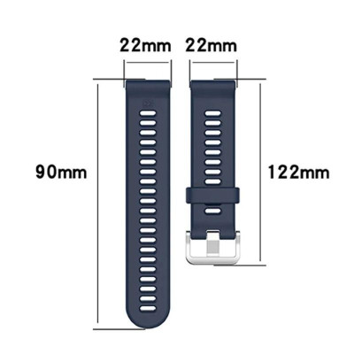 Dây đồng hồ Silicon 22mm Smartwatch và đồng hồ cơ