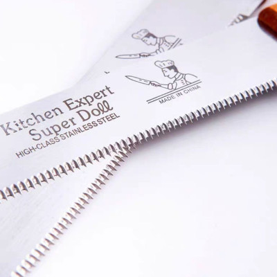 Dao Cắt Bánh Mì Bánh Ngọt Bánh Sinh Nhật ,Răng Cưa Tay Cầm Gỗ 38cm