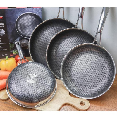 Chảo chống dính 2 mặt hoa tuyết bếp từ cào không xước Kims Cook Noon Song Hàn Quốc - 20cm/22cm/24cm/26cm/28cm/30cm/32cm