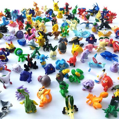 Bộ sưu tập mô hình đồ chơi Pokemon 48 chi tiết không trùng anime chibi vui nhộn, dễ thương cho bé nhập vai, trang trí - Hàng chính hãng