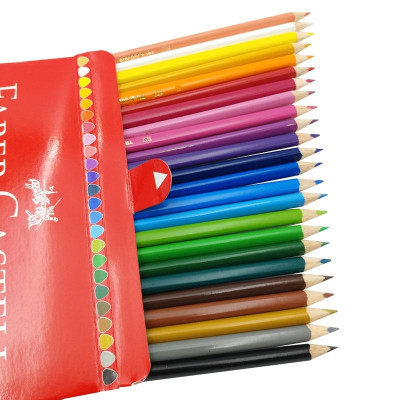 Hộp 24 Bút Chì Màu Tam Giác Faber-Castell Triangular 11 58 55