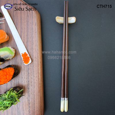 Đũa Trắc đầu ốc biển đai Bạc Super VIP - đủ mẫu (10 đôi/Hộp) dành cho nhà giàu - Sang trọng - Đẳng cấp