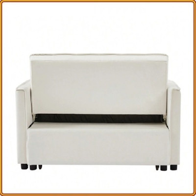 Sofa giường đa năng thông minh, sofa gấp gọn SM27CT Juno Sofa bọc vải, chân kim loại cao cấp