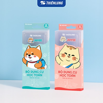 Bộ dụng cụ học Toán Thiên Long Joyee BTS-023 - 8 món