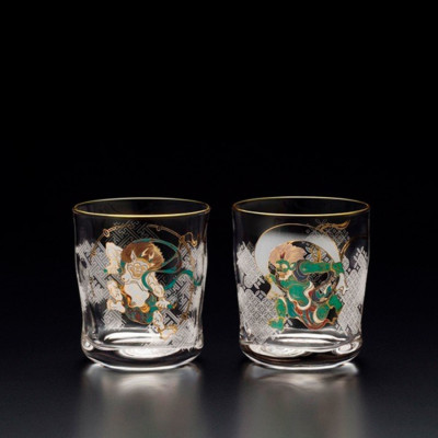 Bộ ly thủy tinh Aderia - Fujin Raijin - 0.3L - 2 cái