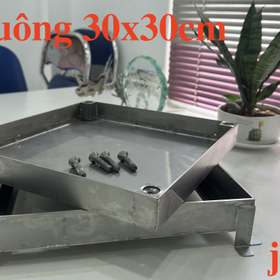 Nắp bể phốt inox J-NB-D300