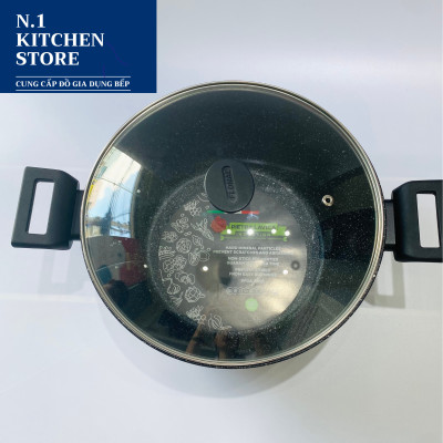 BỘ NỒI FLONAL SET 3 NỒI 1 CHẢO - KUCHEN - Hàng Chính Hãng 