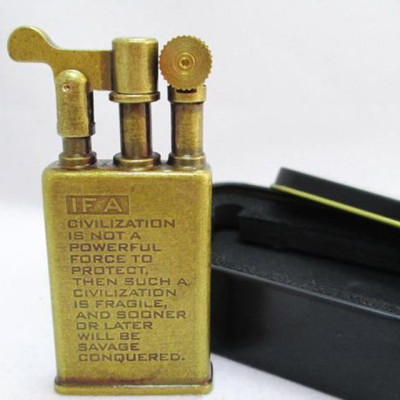 Vỏ Hột Quẹt Bật Lửa Jifeng JF-006 Khắc họa tiết hoa văn đẹp độc lạ - Dùng Xăng Đá Cao Cấp