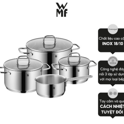 Bộ Nồi WMF INSPIRATION 4 Món Đáy Từ 3 Lớp Nguyên Khối -  1730076380