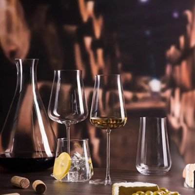 Bộ 2 ly pha lê uống vang Rona 450 ml Slovakia Czech Republic