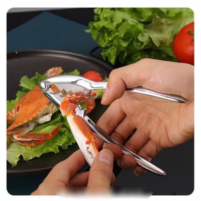 Dụng cụ kẹp ,  tách hải sản cua ghẹ , tách vỏ các loại hạt bằng inox không gỉ , phụ kiện nhà bếp đa năng 