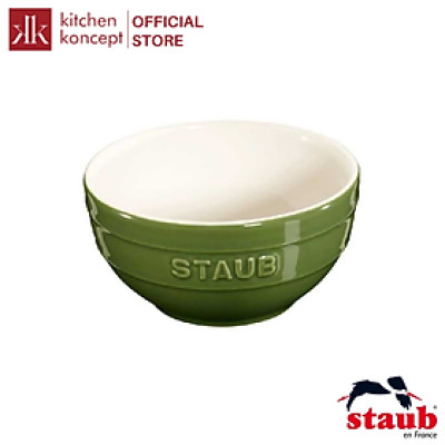 Tô Gốm Màu Xanh Rêu Staub - 12cm