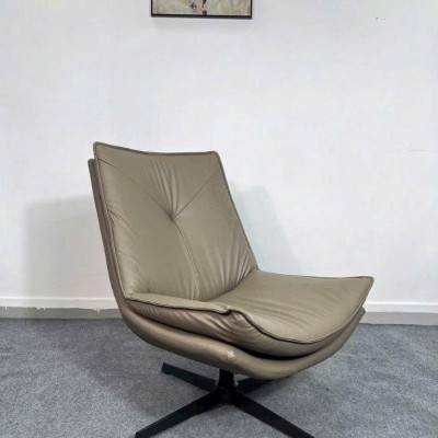 Ghế thư giãn đọc sách CL1214-P Nội thất Capta Ghế sofa phòng khách nệm dày bọc da PU chân xoay 360 độ