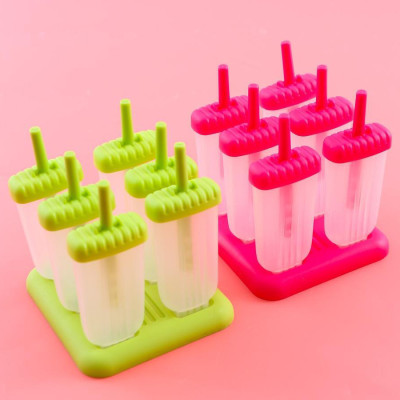 Combo 6 Khuôn Làm Kem Làm Bánh, Rau Câu Tiện Lợi Chất Lượng Cao - Hàng Chính Hãng MINIIN ( Giao Màu Ngẫu Nhiên )