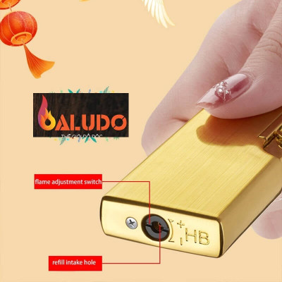 Vỏ hộp quẹt bật lửa có 2 phong cách lửa HB-231, ô chứa ga lộ thiên