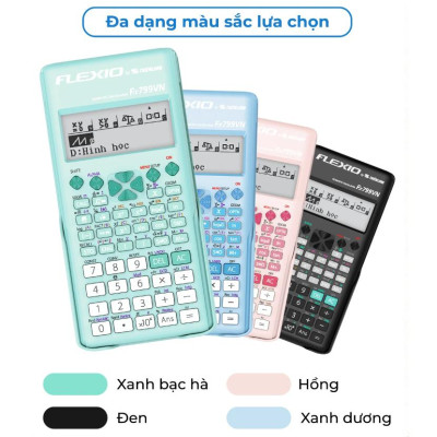 Máy Tính Khoa Học Flexio - Thiên Long Fx799VN - Màu Đen - Mẫu 2