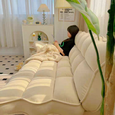 Sofa giường bed bọc nỉ nhung siêu êm ái Juno Sofa giá rẻ hiện đại 