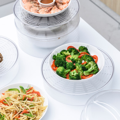 LỒNG BÀN BẢO QUẢN THỰC PHẨM 4 TẦNG CHỊU NHIỆT - FOOD COVER