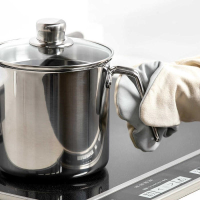 [CHÍNH HÃNG] Nồi đa năng inox dùng cho bếp từ Hirosho Nirwarka 16cm - Hàng nội địa Nhật Bản