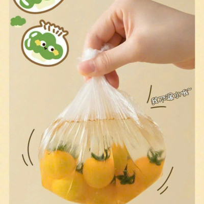 Hộp 100 Túi Màng Bọc Thực Phẩm Thế Hệ Mới Rút Tiện Lợi, Túi Bọc Thực Phẩm PE Siêu Dai Có Nắp Đậy Kín Chống Bụi - HÀNG CHÍNH HÃNG MINIIN