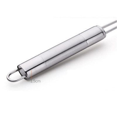 Vợt chiên ráo dầu inox , Vợt vớt thức ăn inox có cán treo tiện lợi - GROFA