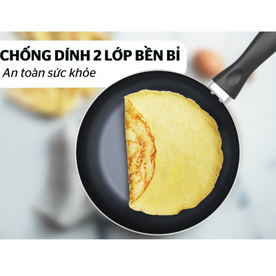 CHẢO TRƠN CHỐNG DÍNH SUNHOUSE SAVING SV28 - Hàng Chính Hãng