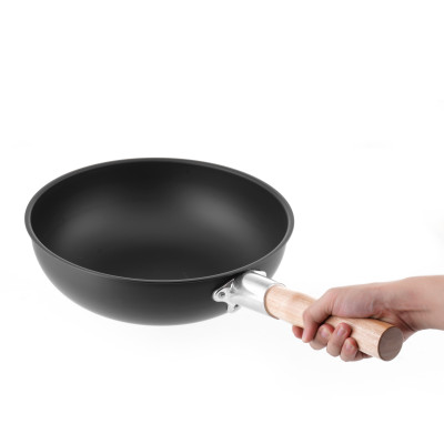 Chảo sâu lòng cán gỗ 32