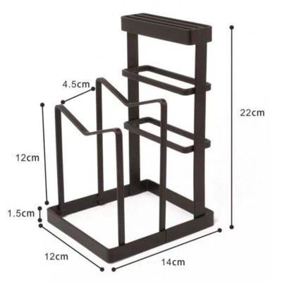 Giá cài dao thớt tiện lợi - sơn tĩnh điện