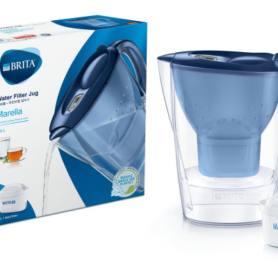 Bình Lọc Nước BRITA Marella Cool Blue - 2.4L (Kèm Maxtra Plus)