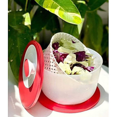 Dụng cụ quay rau Tupperware chính hãng - màu đỏ