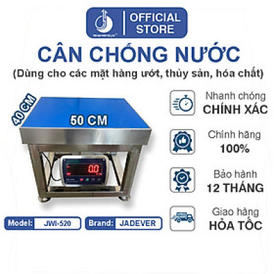 Cân Điện Tử Chống Nước - Mặt Bàn Cân Inox 400x500MM