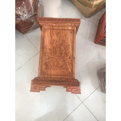 Đôn vuông kê tượng gỗ hương , kê tượng,kê cao đỉnh đồng , kê đồ phong thuỷ , kê loa, đôn gỗ mặt 25cm cao 50cm