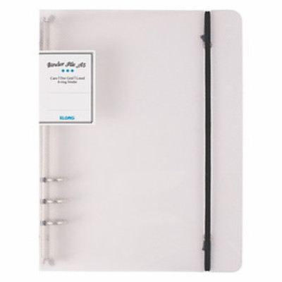Sổ Bìa còng Caro/Dot Grid gáy lò xo A5 - 100 tờ Giấy siêu dày; Klong MS: 994 - File kẹp mã 993