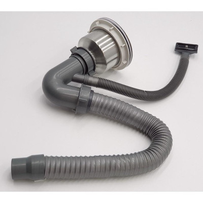 Bộ xả chậu rửa chén 1 hố đi kèm rốn xả 140mm, chất liệu Inox 304 Eurolife EL-BXC04