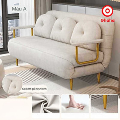 [GIÁ RẺ - Miễn phí vận chuyển & Lắp đặt tại TP.HCM] Ghế Sofa giường gấp gọn bọc nệm thông minh, kiểu dáng hiện đại - SFG002