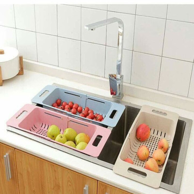 Rổ nhựa gác bồn rửa chén rút gọn