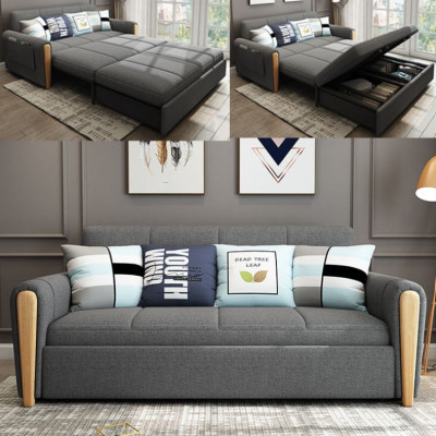 Sofa giường đa năng hộc kéo HGK-11 ngăn chứa đồ tiện dụng Juno Sofa KT 1m8
